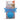 Set 2 en 1 Pelota y Hueso Flexibles Azul FOFOS